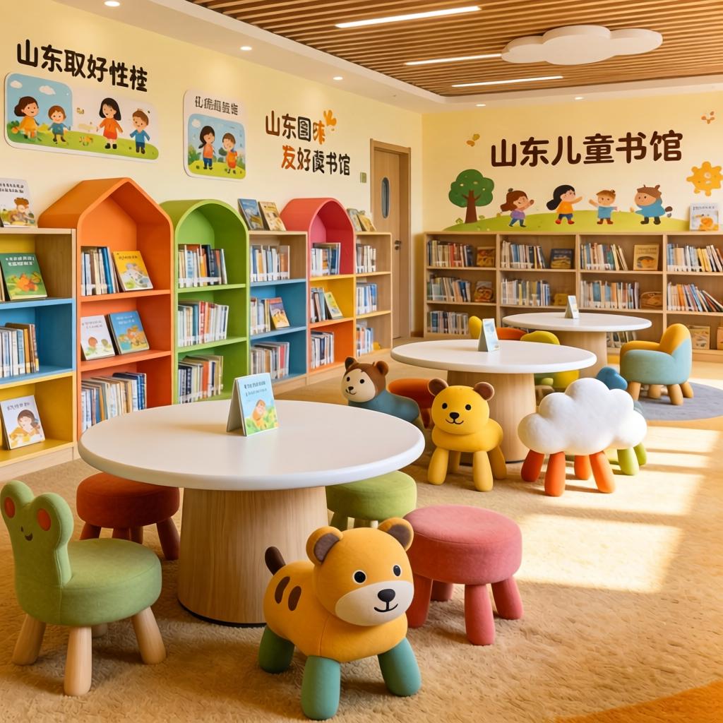 山东儿童图书馆升级方案：专业定制阅览桌