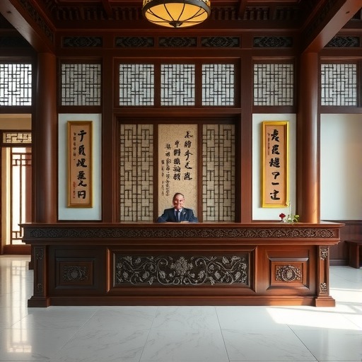 长兴县接待台定制，文化站专属高度