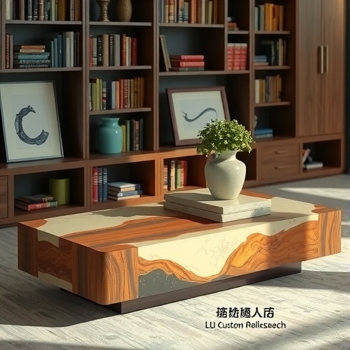 专属打造：徐州书店文化馆咖啡桌定制