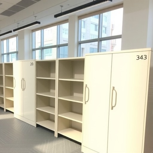 崇明区校园方案：定制型学生阅览室板式收纳柜