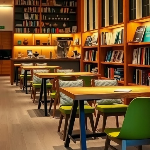 杭州富阳区咖啡书店桌椅，定制你的专属休闲角落
