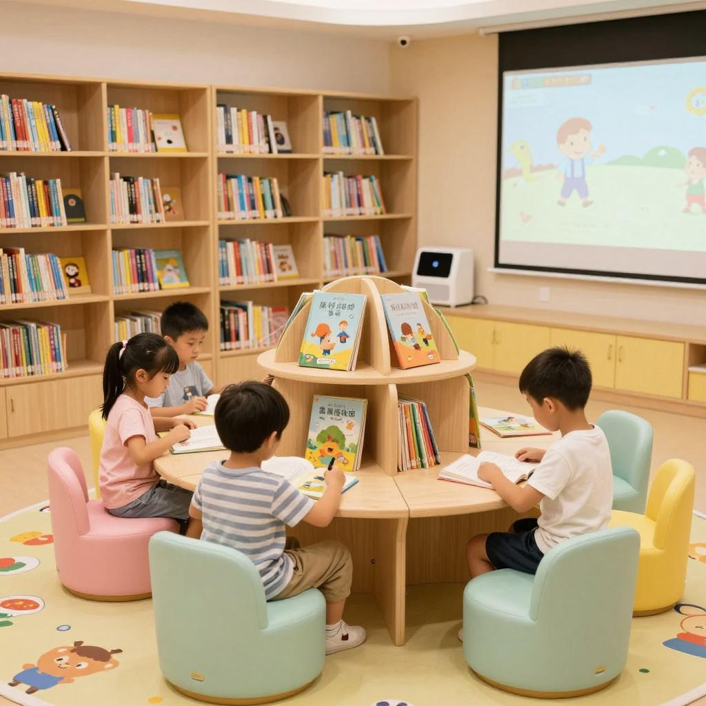 定制儿童家具，金山区图书馆专属3至8岁