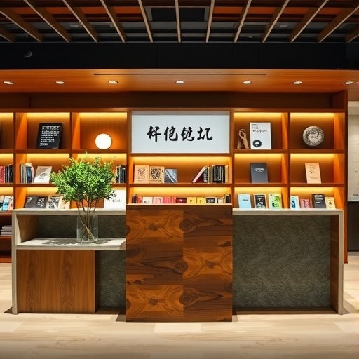 定制文创空间：余杭区特色书店吧台
