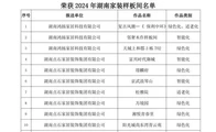2024年湖南家装样板间名单揭晓 60个精品脱颖而出