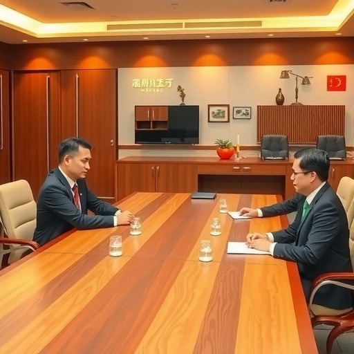 徐祥楠理事长会见大城县人民政府副县长张全旺一行