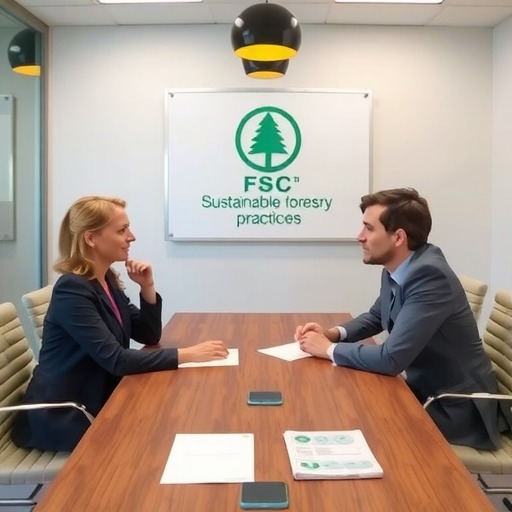屠祺副理事长兼秘书长会见FSC（森林管理委员会）中国市场发展总监吴德君一行
