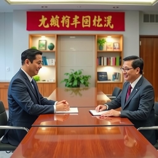 徐祥楠理事长会见广州市轻工技师学院党委书记成振洋一行