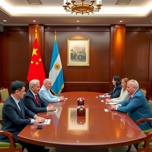中国家具协会副理事长兼秘书长屠祺应邀拜访阿根廷驻华大使馆
