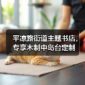 平凉路街道主题书店，专享木制中岛台定制（图4）
