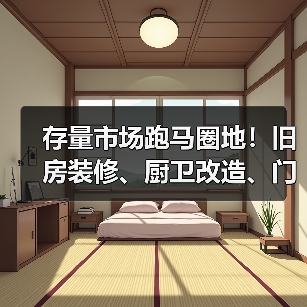 存量市场跑马圈地!旧房装修、厨卫改造、门窗换新继续冲刺 存量市场跑马圈地!旧房装修、厨卫改造、门窗换新继续冲刺