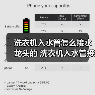 洗衣机入水管怎么接水龙头的 洗衣机入水管接水龙头的方法【详解】