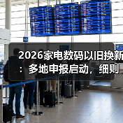 2026家电数码以旧换新:多地申报启动,细则待调 2026家电数码以旧换新:多地申报启动,细则待调