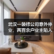 武汉一装修公司意外停业,两百余户业主陷入装修困局,超千万未完工款项何去何从? 武汉一装修公司意外停业,两百余户业主陷入装修困局,超千万未完工款项何去何从?