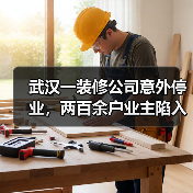 武汉一装修公司意外停业,两百余户业主陷入装修困局,超千万未完工款项何去何从? 武汉一装修公司意外停业,两百余户业主陷入装修困局,超千万未完工款项何去何从?