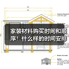 装修省钱技巧：主材订购时间表助你省钱又省心