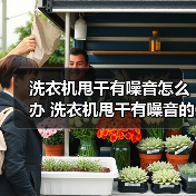 洗衣机甩干噪音大怎么解决？实用方法汇总