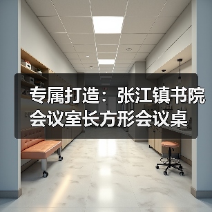 专属打造：张江镇书院会议室长方形会议桌（图3）