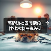高桥镇社区阅读角：个性化木制展桌设计（图3）