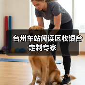 台州车站阅读区收银台定制专家（图3）