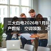三大白电2026年1月排产数据：空调领跑，冰洗内销双降（图3）