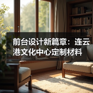 前台设计新篇章：连云港文化中心定制材料