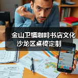 金山卫镇咖啡书店文化沙龙区桌椅定制