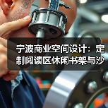 宁波商业空间设计：定制阅读区休闲书架与沙发（图3）