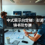 中式展示台定制:彭浦镇书院专属(图1) 中式展示台定制:彭浦镇书院专属(图1)