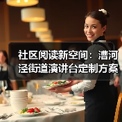 社区阅读新空间:漕河泾街道演讲台定制方案(图3) 社区阅读新空间:漕河泾街道演讲台定制方案(图3)