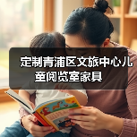 定制青浦区文旅中心儿童阅览室家具