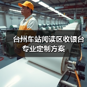 台州车站阅读区收银台专业定制方案(图3) 台州车站阅读区收银台专业定制方案(图3)