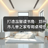 打造温馨读书角：郑州市儿童之家专用桌椅定制（图4）