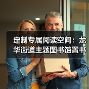 定制专属阅读空间：龙华街道主题图书馆置书台（图2）