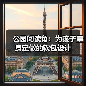 公园阅读角:为孩子量身定做的软包设计(图4) 公园阅读角:为孩子量身定做的软包设计(图4)