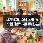 江宁路街道社区书店：个性化新书展示柜定制（图3）