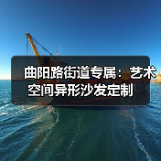 曲阳路街道专属：艺术空间异形沙发定制（图3）
