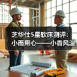 芝华仕5星软床测评：小而用心——小香风温柔床& 治愈系3D床垫（型号：10787床架+金辉床垫）（图1）