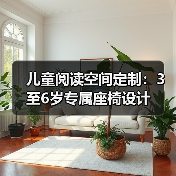 儿童阅读空间定制：3至6岁专属座椅设计（图1）