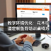 教学环境优化：花木街道定制鱼骨培训桌椅方案（图4）