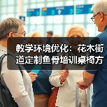教学环境优化：花木街道定制鱼骨培训桌椅方案（图2）