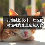 儿童成长伙伴：社区图书馆教育家具定制方案（图1）