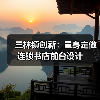 三林镇创新：量身定做连锁书店前台设计（图3）