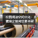 校园阅读空间优化：高境镇定制阅览室书架（图3）