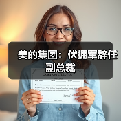 美的集团：伏拥军辞任副总裁