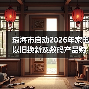 琼海市启动2026年家电以旧换新及数码产品购新补贴参与商家征集（图2）