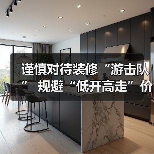 谨慎对待装修“游击队” 规避“低开高走”价格陷阱（图2）