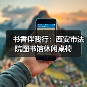 书香伴我行：西安市法院图书馆休闲桌椅（图4）