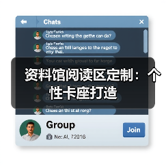 资料馆阅读区定制：个性卡座打造（图3）