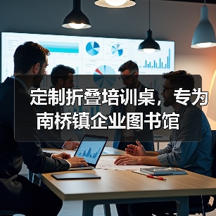 定制折叠培训桌，专为南桥镇企业图书馆（图3）