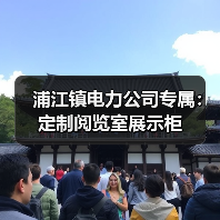 浦江镇电力公司专属：定制阅览室展示柜（图4）